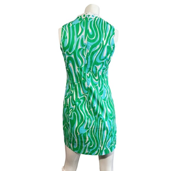 Lilly Pulitzer Alexa Shift Resort White Finders Keepers Lace Trim Dress Sz 2 NWT - Picture 5 of 13
